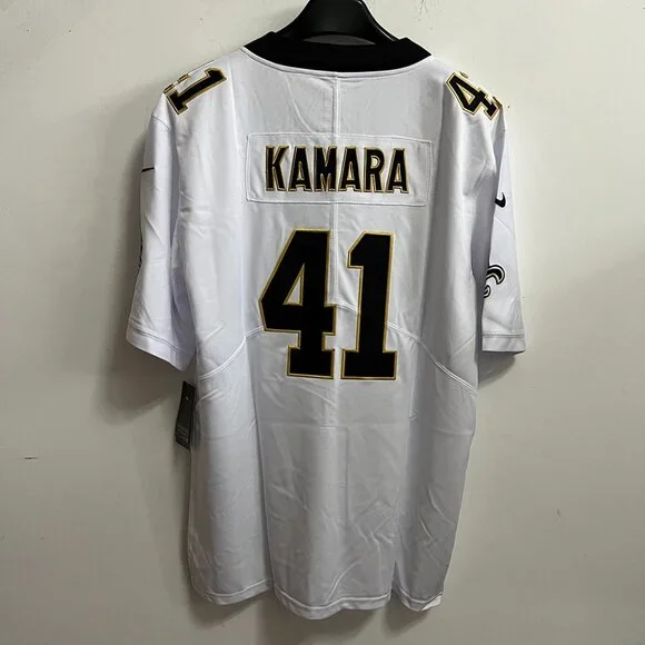 NFL Nike Alvin Kamara White New Orleans Saints #41 Jersey